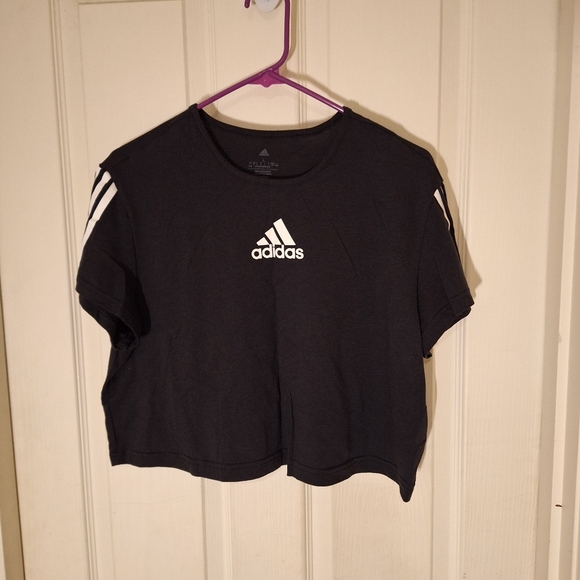 adidas Tops - Adidas Womens Large Black Crop Top